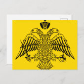 Byzantine Empire Flag Briefkaart (Voorkant / Achterkant)