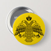 Byzantine Empire Flag Ronde Button 7,6 Cm (Voorkant /achterkant)