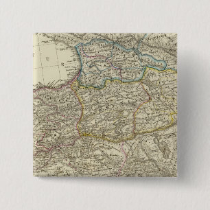 Byzantine Empire, oostelijk Vierkante Button 5,1 Cm