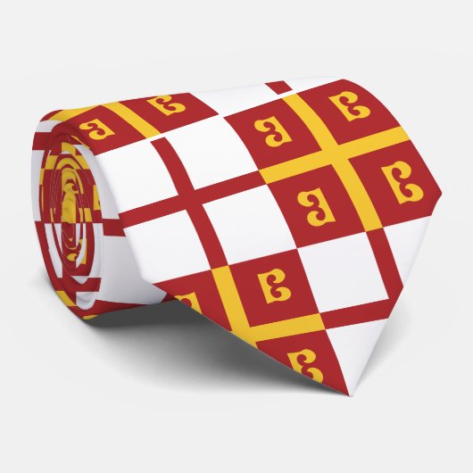 Byzantine Flag Stropdas (Opgerold)