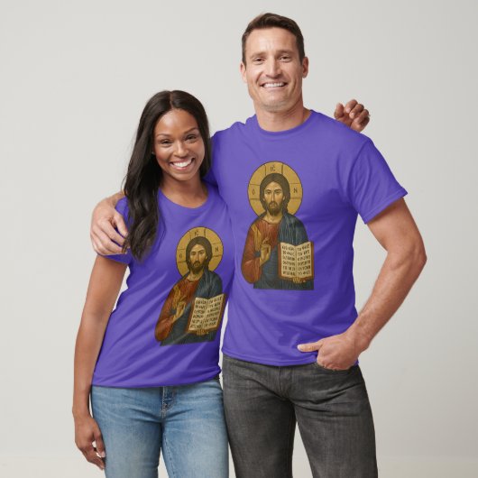 Byzantine Icon of Christ Pantocrator T-shirt (Unisex)