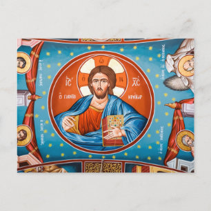 byzantine jesus briefkaart