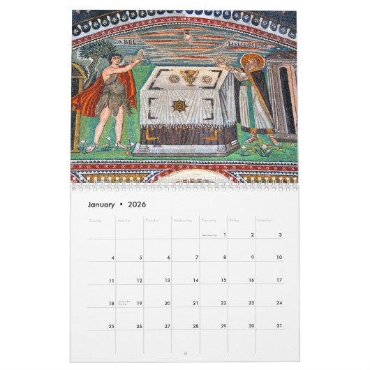 Byzantine Mosaic Calendar 2012 Kalender (Jan 2026)