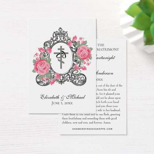 Byzantine Orthodox Eastern Rite Weddenschap Heilig Visitekaartje (Bureau)