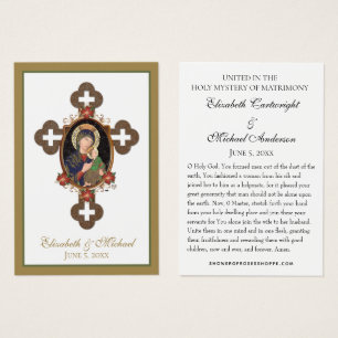 Byzantine Orthodox Eastern Rite Weddenschap Heilig Visitekaartje