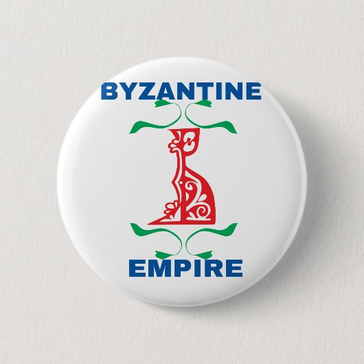 byzantine ronde button 5,7 cm (Voorkant)