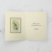 Byzantine Slavonic Kathokatholieke Pascha Paasvaka Feestdagen Kaart (Binnen)