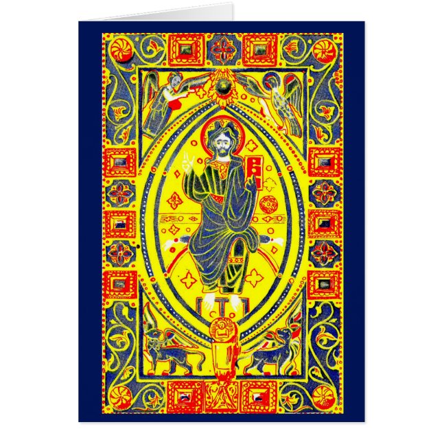 Byzantine volkskunst Jezus (Voorkant)