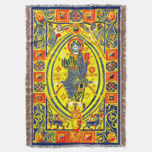 Byzantine volkskunst Jezus Deken