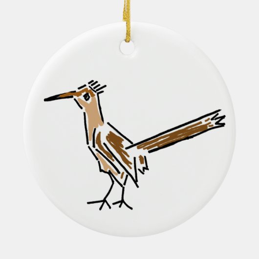 BZ- Funky Roadrunner Ornament (Achterkant)