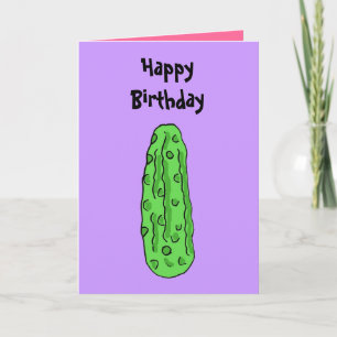 BZ- Funny Pickle Verjaardag Kaart
