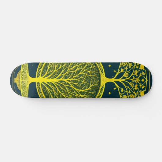 BZ Holy Grail Tree of Life Custom Skateboard Deck (Horz)