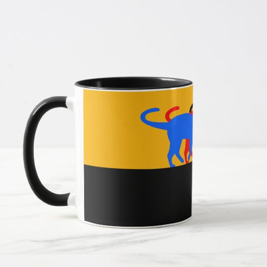 C01 - Tasse mit 3 farbigen Katzen (Gauche)