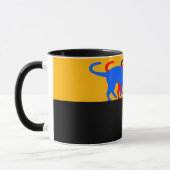 C01 - Tasse mit 3 farbigen Katzen Mok (Links)