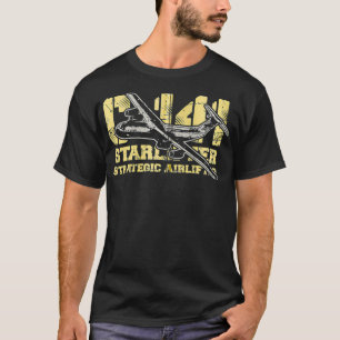C141 Startlifter C141 Militair militair vliegdeksc T-shirt