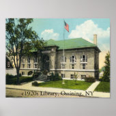c1920s Library, Ossining, NY Poster (Voorkant)