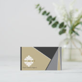 C21 Couleurs Carte de visite Abstrait (Debout devant)