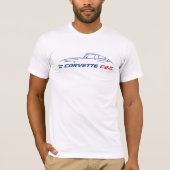C2 Corvette - 2-zijdig Mannen T-shirt (Voorkant)