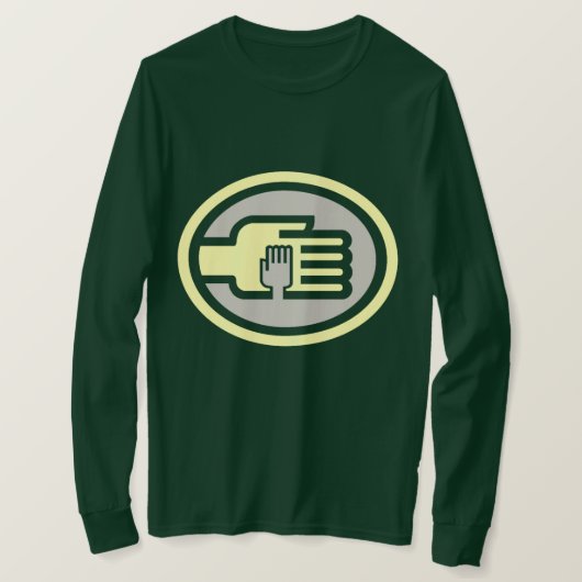 C2B: 2TYel-Gry T-shirt met lange mouwen (Design voorkant)