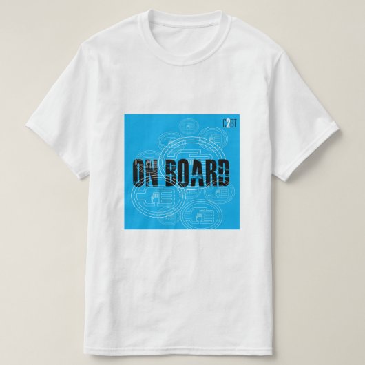 C2B : À BORD DE BLU1 T-shirt de base (Design devant)