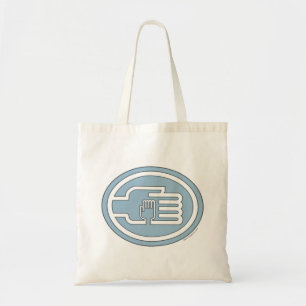 C2B: Canvas tas Blue Solid-outline