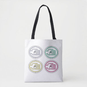 C2B: Canvas tas Pattern 4 Outline