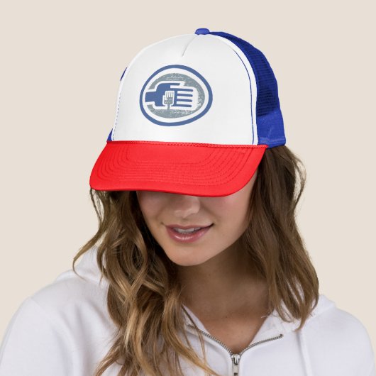 C2B : Casquette TRKH RED-BLU (En situation)