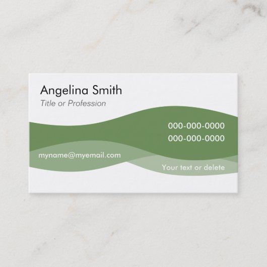 C3G - Personnel Carte de visite personnalisée (Devant)