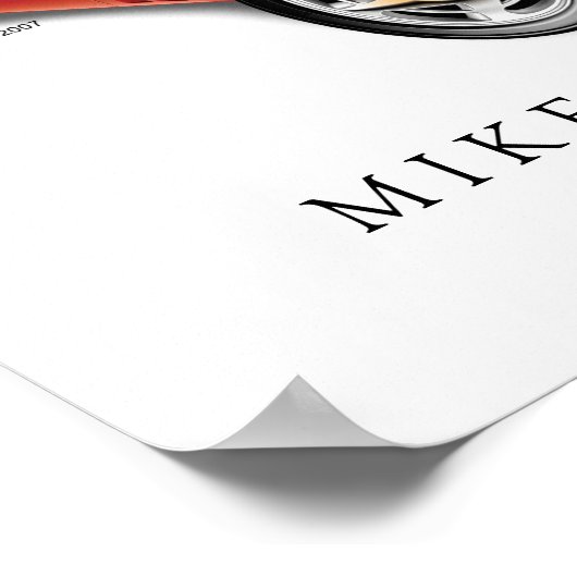 C4 Corvette Print, Value Poster Paper (Matte) (Coin)