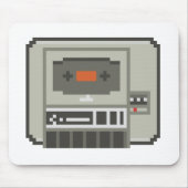 C64 Datasette 8-bits tapecassetrecorder Muismat (Voorkant)