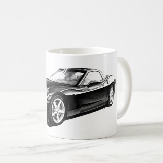 C6 Corvette Koffiemok (Voorkant rechts)