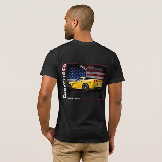 C6 Corvette - T-shirt homme à 2 faces (Dos entier)