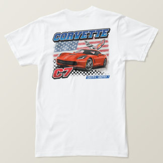 C7 Corvette - 2-zijdig Mannen T-shirt