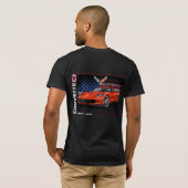 C7 Corvette - 2-zijdig Mannen T-shirt (Achterkant volledig)