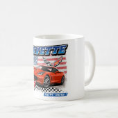 C7 Corvette - Mug de café (Devant droit)