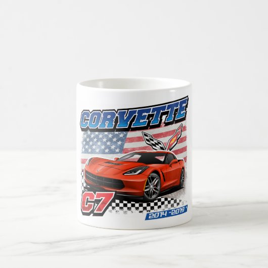 C7 Corvette - Mug de café (Centre)