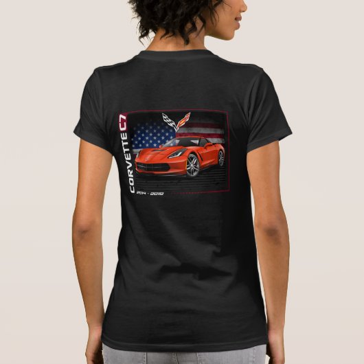 C7 Corvette - T-shirt féminin à 2 faces (Dos)