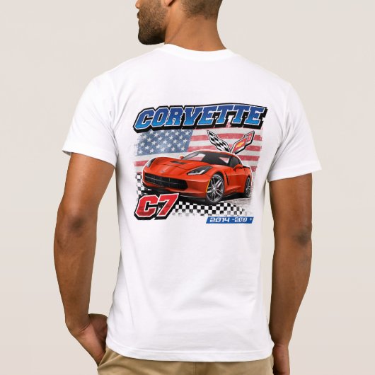 C7 Corvette - T-shirt homme à 2 faces (Dos)