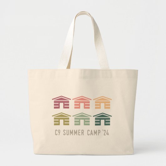 C9 Camp d'été 2024 Grand Sac fourre-tout - Cabine (Devant)