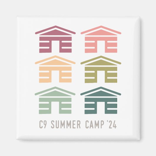 C9 Camp d'été 2024 Magnet Cabine (Devant)
