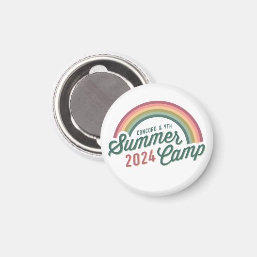 C9 Camp d'été 2024 Rainbow Magnet (Recto/Verso)