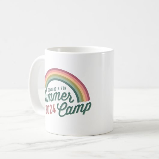 C9 Camp d'été 2024 Rainbow Mug (Devant gauche)