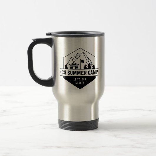 C9 Summer Camp Logo Voyage Mug (Gauche)