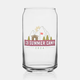 C9 Zomerkamp 2024 Logo Blikvorm Glas