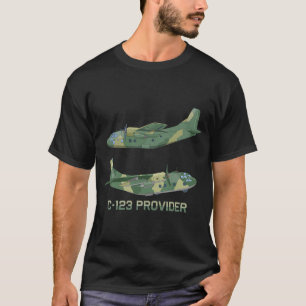 C-123 Amerikaans militair transportvliegtuig T-shirt