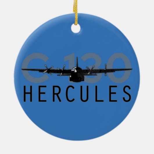 C-130 Hercules Keramisch Ornament (Achterkant)