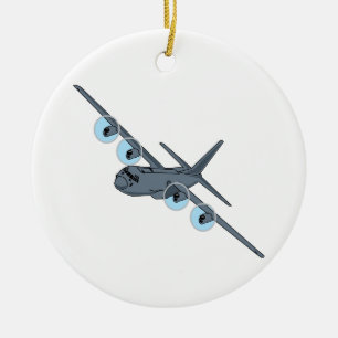 C-130 Hercules Keramisch Ornament