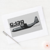 C-130 Hercules Rechthoekige Sticker (Envelop)
