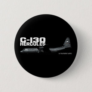 C-130 Hercules Ronde Button 5,7 Cm