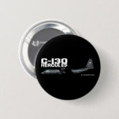 C-130 Hercules Ronde Button 5,7 Cm (Voorkant /achterkant)